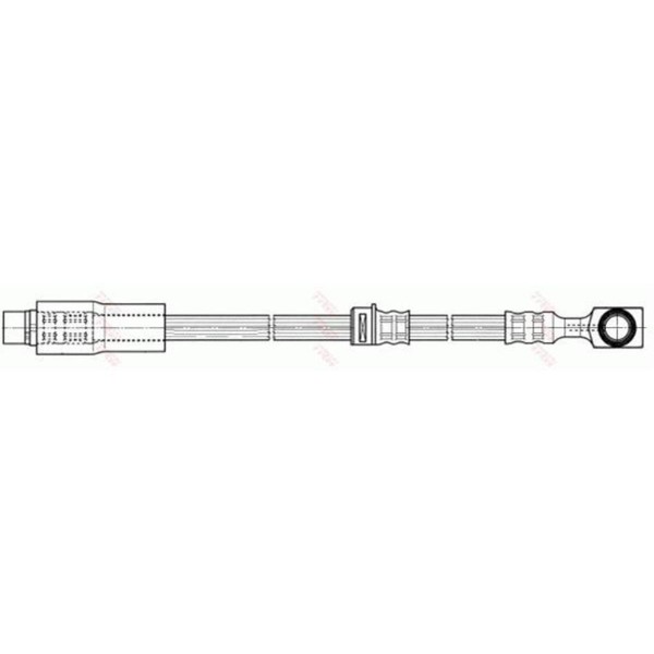 TRW Bremsschlauch Vorne Links Rechts FüR Opel Astra G CC Zafira A PHD500-image