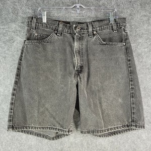 Levis 550 Shorts Mens 34 Black Denim 