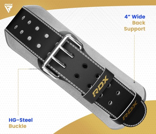 RDX Weight Lifting Belt, Powerlifting Belt for Gym, Deadlifting Training Belt - Picture 14 of 23