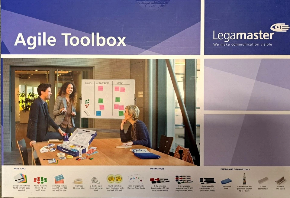 LEGAMASTER Moderationsset Agile toolbox 500-tlg. NEU - TOP! Angebot!