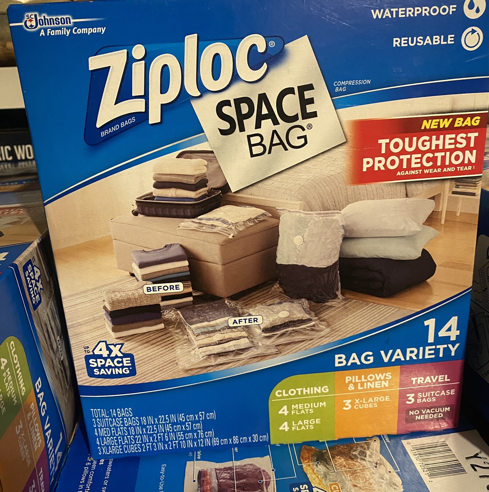ziploc vacuum bags for clothes