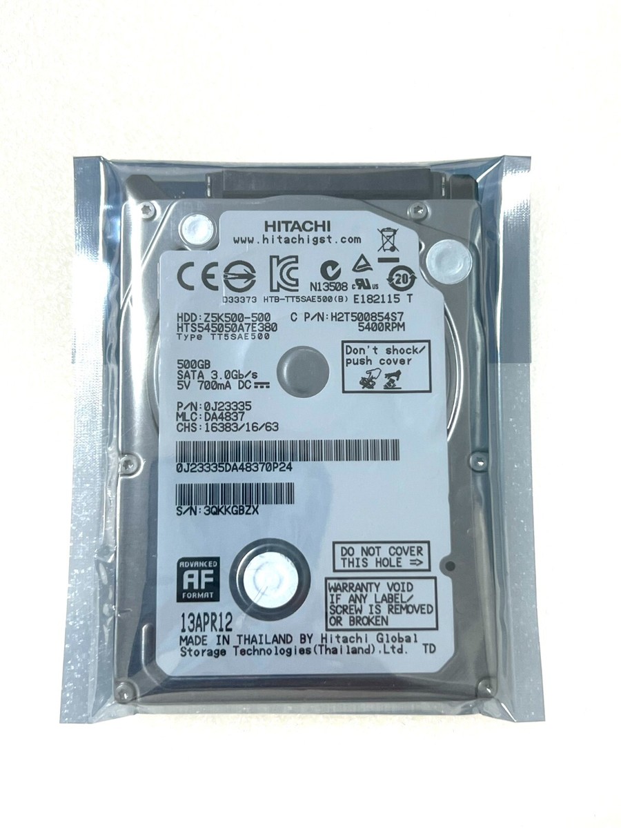 Hitachi Travelstar Z5K500 HTS545050A7E380 500GB Internal 5400RPM