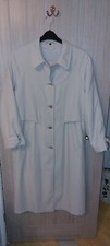 Lovely Soft Touch Fabric Long Length Lightly Padded Raincoat Size 14