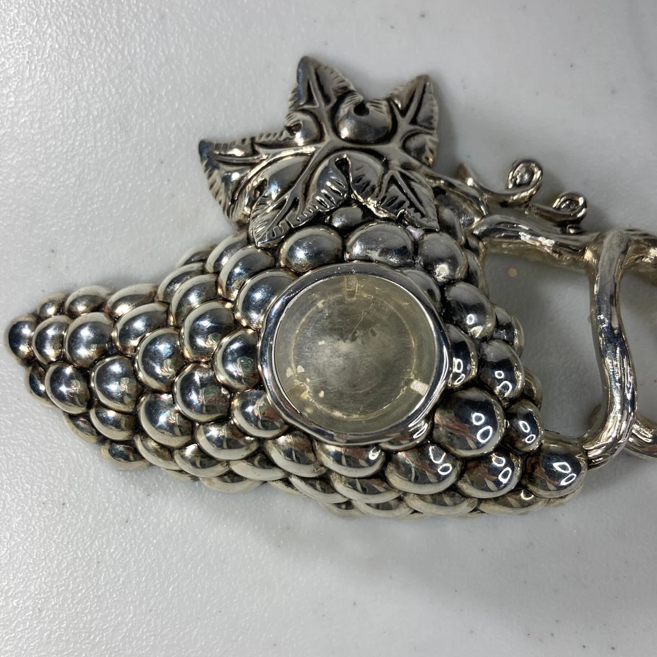 Candelabros Godinger plateados racimo de uva mesa cónica par mesa de cosecha Foto 3 de 4