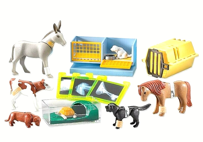 Zoo Tierpark Zubehörset Koalabären grün und gelb Neu in OVP