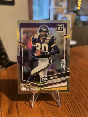 2023 Panini Donruss Optic Football Cris Carter Flex Emoji /149 Minnesota Vikings