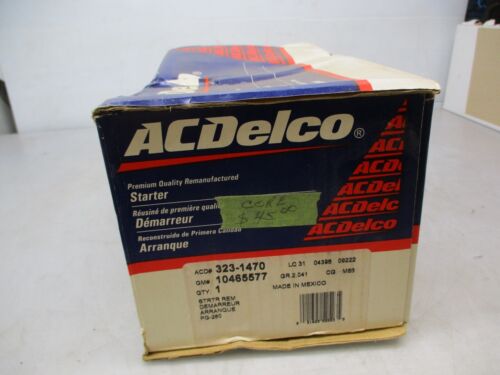 ACDelco Remanufactured Starter Motor 323-1470 - Picture 1 of 5