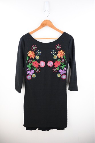 Robe Bodycon Maxi Desigual Motif Graphique, Taille L, état Parfait