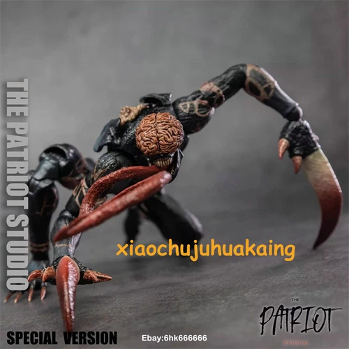 The Patriot Studio 1/12 Resident Evil Black Evolver Licker Action Figure Toy 6" - Picture 3 of 18