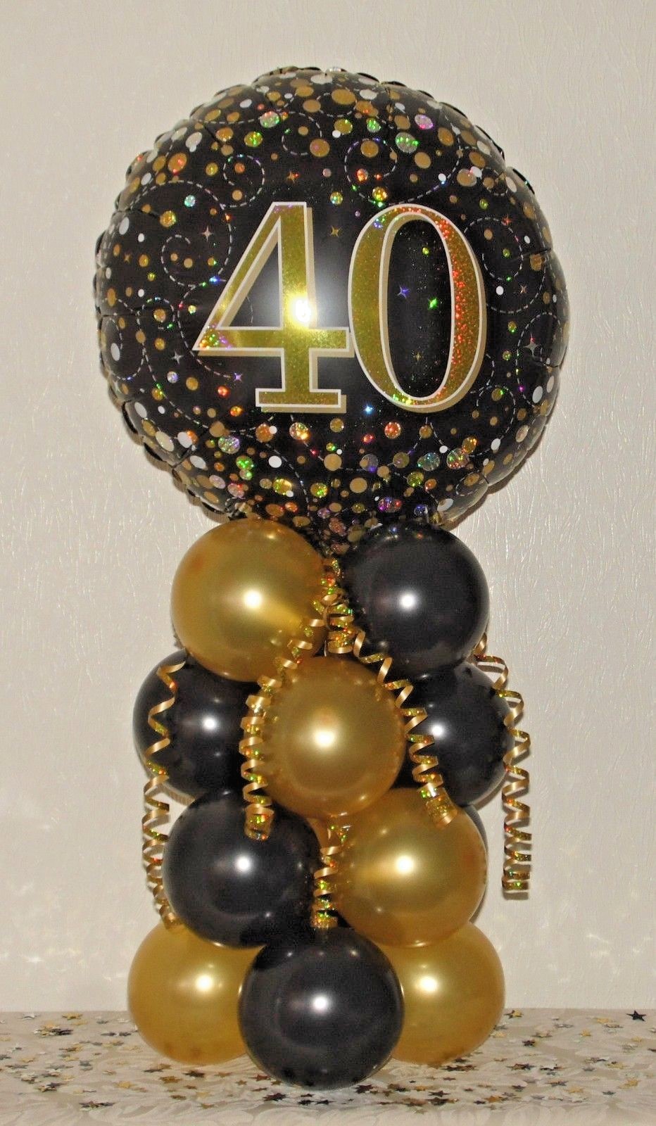 FOIL BALLOON AGE 70 70th BIRTHDAY TABLE DECORATION DISPLAY AIRFILL B&G
