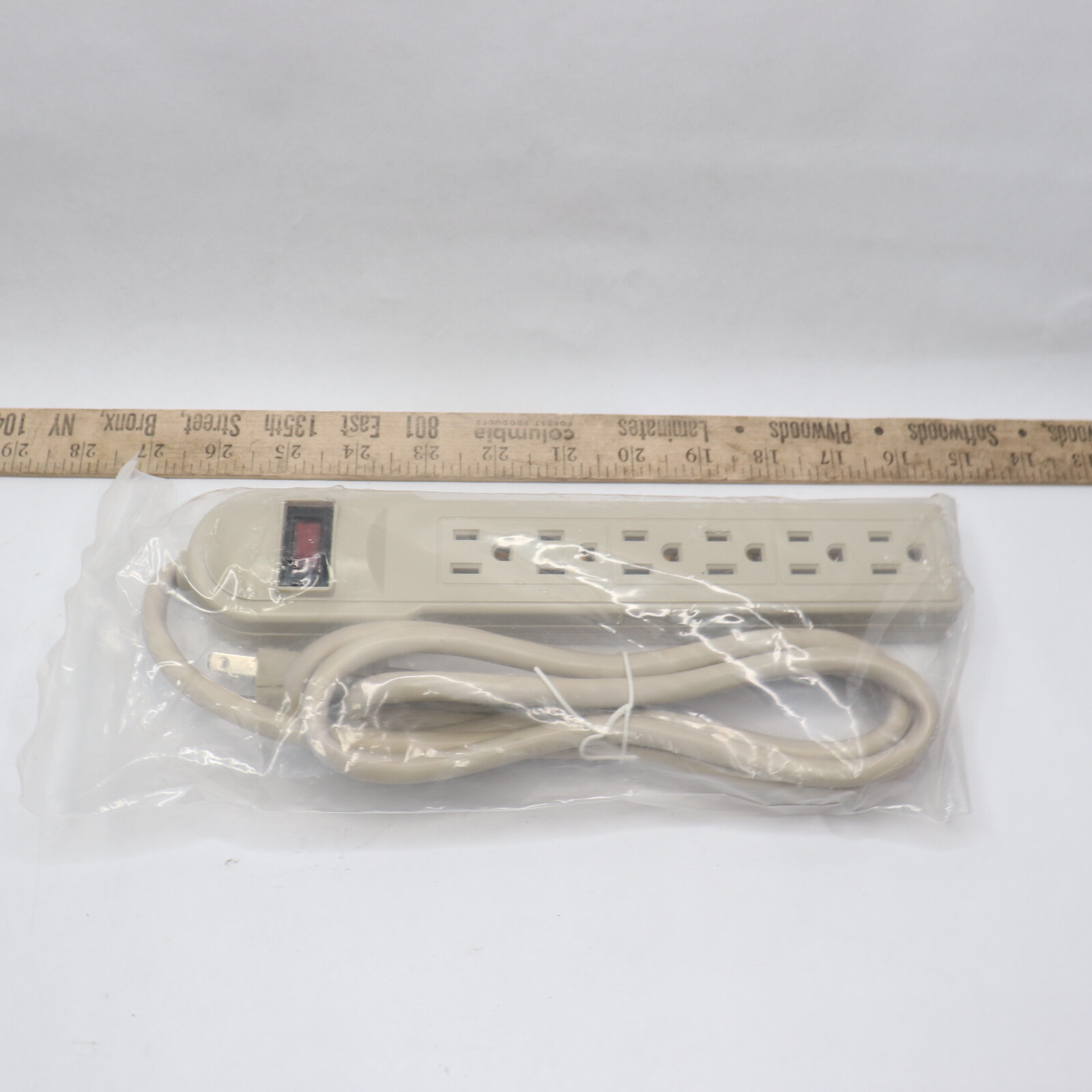 Surge Protector Extension Cable Cord 6 Outlet AC 120V 6Ft eBay