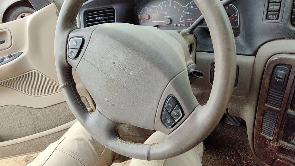 1999 2000 Ford Windstar Steering Wheel Oem Tan Xf2z3600cdd - Image 4 of 4
