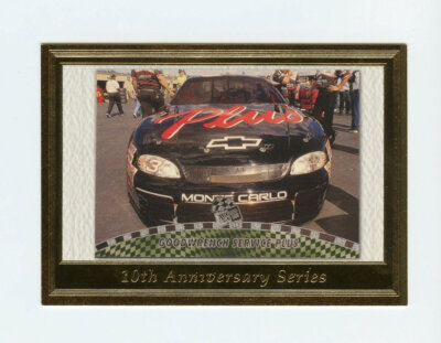 Dale Earnhardt 2003 Press Pass VIP 10th Anniversary 028/250 Gold Parallel #TA39
