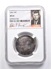 MS64 1964 Kennedy Half Dollar NGC Beautifully Toned *7494