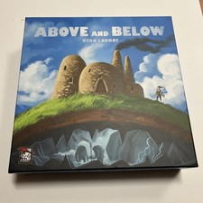 Red Raven Games  Above and Below Game Board 100% Complete W/ 1 Replaced Piece