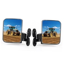 BESTOOL Universal Tractor Mirrors with Blind Spot Mirror   Compatible with