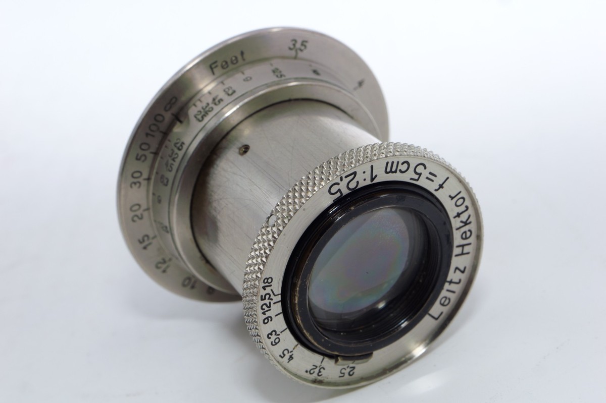 Leica I (A) camera. Circa 1931. Interchangeable NICKEL Hektor 5cm