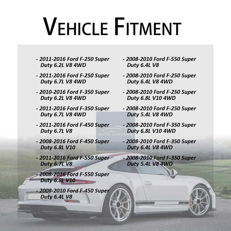 Amortiguador de dirección delantero para Ford F-550 Super Duty 6,4 L 2008-2010 Foto 2 de 4