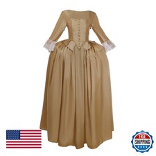 1791's lady Women's Elizabethan Dress Marie Antoinette Hamilton Costume Vintage