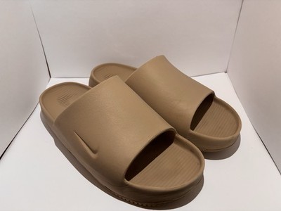 Nike Calm Slide Size 7 Men s Khaki Color Used With Box