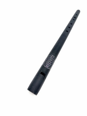 Midnight  Low G Polymer Irish Tin Penny Whistle Handcrafted Nick Metcalf Tunable