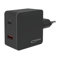 Steckdosen-Adapter 1X USB-C Pd Port & 1X USB-A Qc Port 18W Netzteil Schnelllader