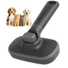 Hertzko Self-Cleaning Slicker Brush for Pet Grooming - Reduces Shedding Dogs  C