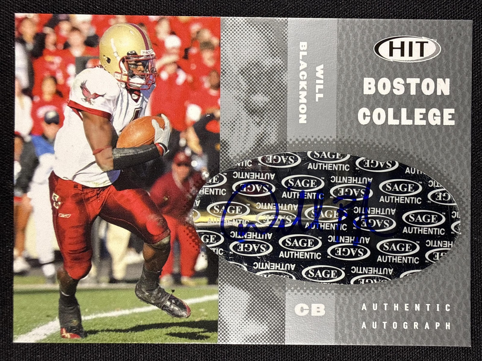 2006 SAGE HIT #A49 Will Blackmon Autographs Silver Auto