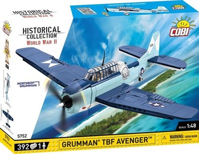 COBI - GRUMMAN TBF Avenger Militärflugzeug   392 Teile - 1/48 - COB5752