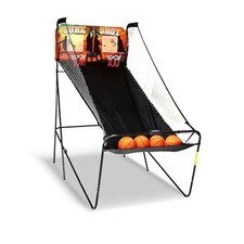 Sure Shot 81-in Dual Basketball Arcade Game for Game Room - with LED Scoring,