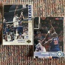2 Shaq  O'Neal 1993-94 Upper Deck ALL NBA TEAM #23 & 94 Hoops All-Star #231 HOF 