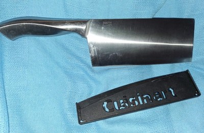 Cuisinart Classic Stainless Steel 7 x 3'' Cleaver Knife with Blade Guard 