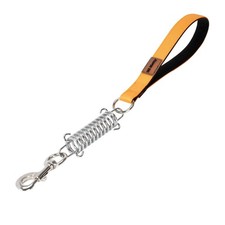 Dog Leash Metal Shock Absorbing Spring Chew Proof Dog Chain,Camping Tent Spri...