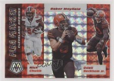 2020 Mosaic Flea Flicker Prizm Odell Beckham Jr Baker Mayfield Nick Chubb 7l6