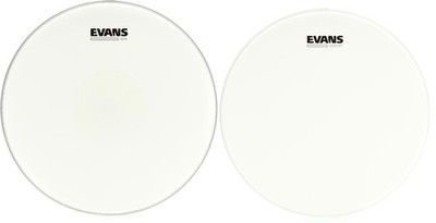 Evans Power Center Snare Drumhead - 14 inch + Evans B14G1RD Value Bundle