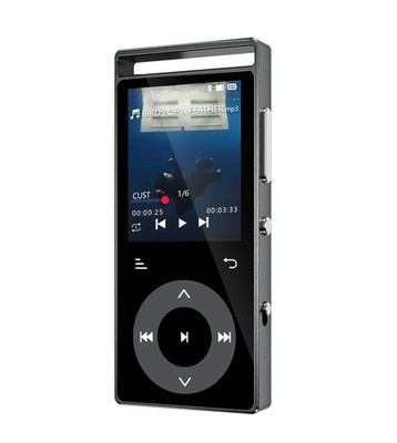 90G MP3 Player mit Bluetooth 5.3, HiFi Tragbarer Musikplayer Schwarz 