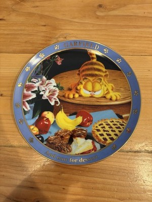 Danbury Mint Decorative Garfield Plate And Now For Dessert