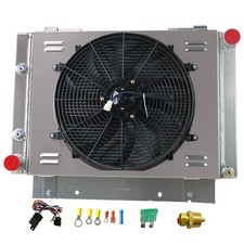 3 Row Full Aluminum Radiator Fan Shroud 1960-1963 For Ford Galaxie 500xl L6 V8
