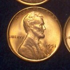 1951-S GEM/CHOICE BU - LINCOLN WHEAT CENT - SUPER CLEAN COIN - SEE PICS! — photo 2