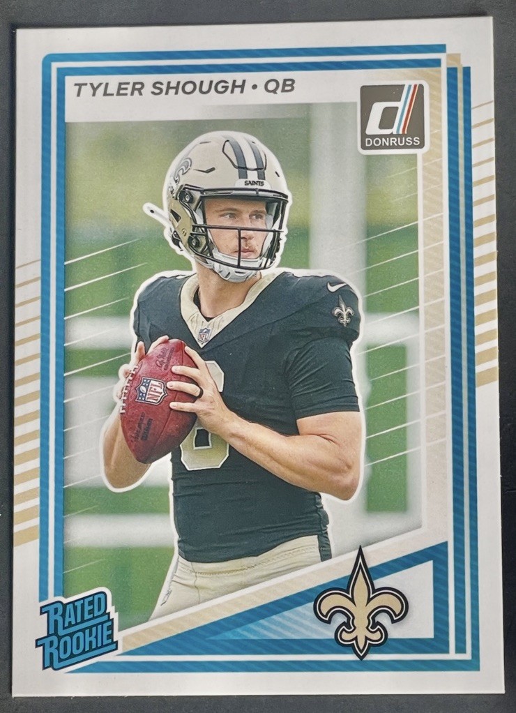 2025 Panini Donruss Tyler Shough Rated Rookie RC #304 Saints