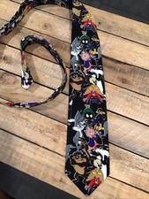 Balancine Looney Tunes 1994 100% silk neck tie Made In USA