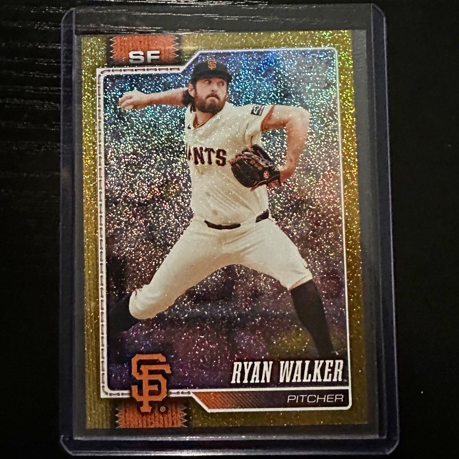 Topps 2026 series two Ryan Walker SF Giants #540 Gold SandGlitter Parallel 43/50
