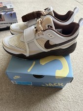 Nike x Travis Scott Zoom Field Jaxx 'Light Chocolate' UK 8 brand new