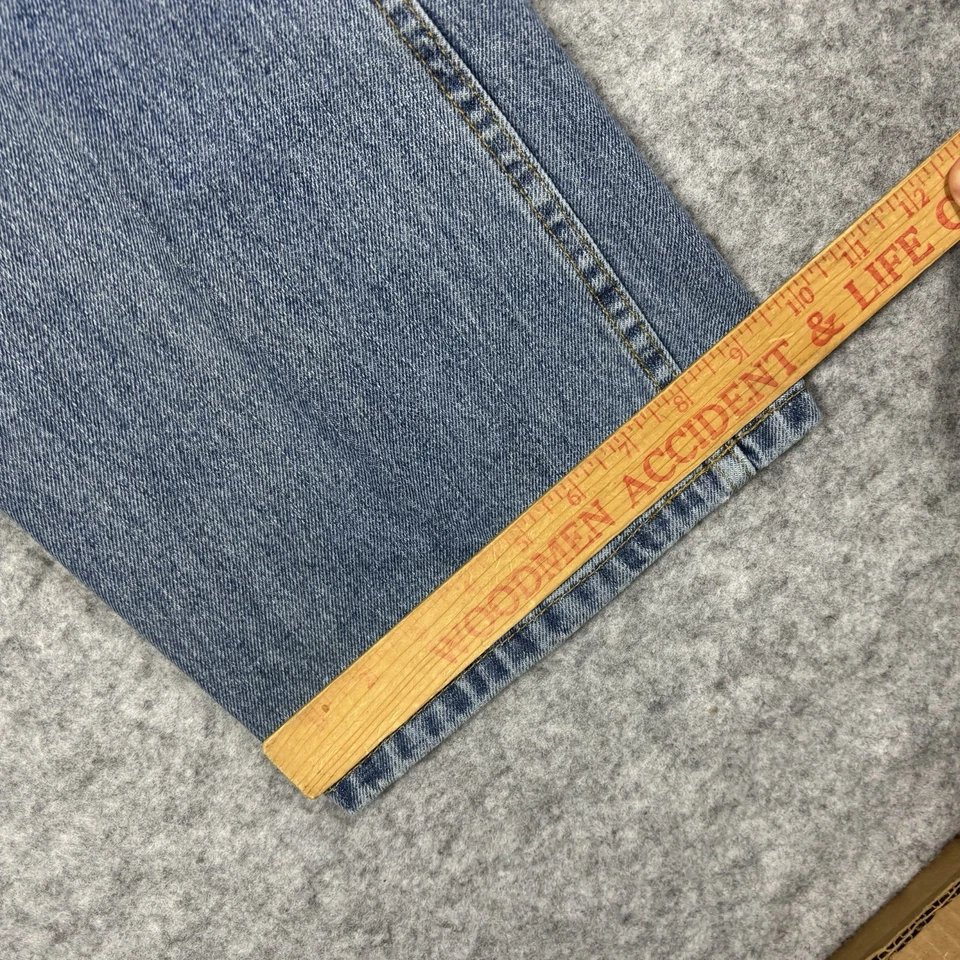 Arizona Jeans Mens 33x32 Blue Medium Wash Relaxed Fit Denim Pants - Image 2 of 4