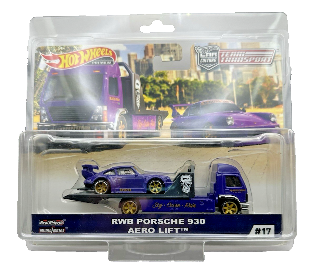 Hot Wheels Car Culture Team Transport RWB Porsche 930 Aero Lift