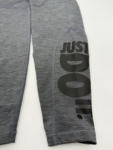 NIKE PRO DRI-FIT Boys Size Small Gray Activity Youth Training Pants - Picture 4 of 10