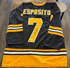 Tony Esposito Boston Bruins Autographed Jersey - JSA Certification Hockey NHL