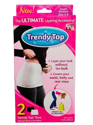 #ad #ad 2 x Trendy Top The Ultimate Layering Accessory Sm Med 0 8 quot;As seen on TVquot; NEW $40.99
