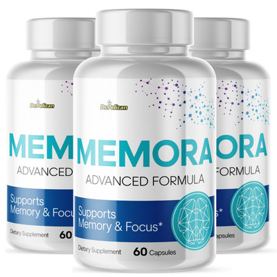 Memora- Brain Support- 3 Bottles- 180 Capsules