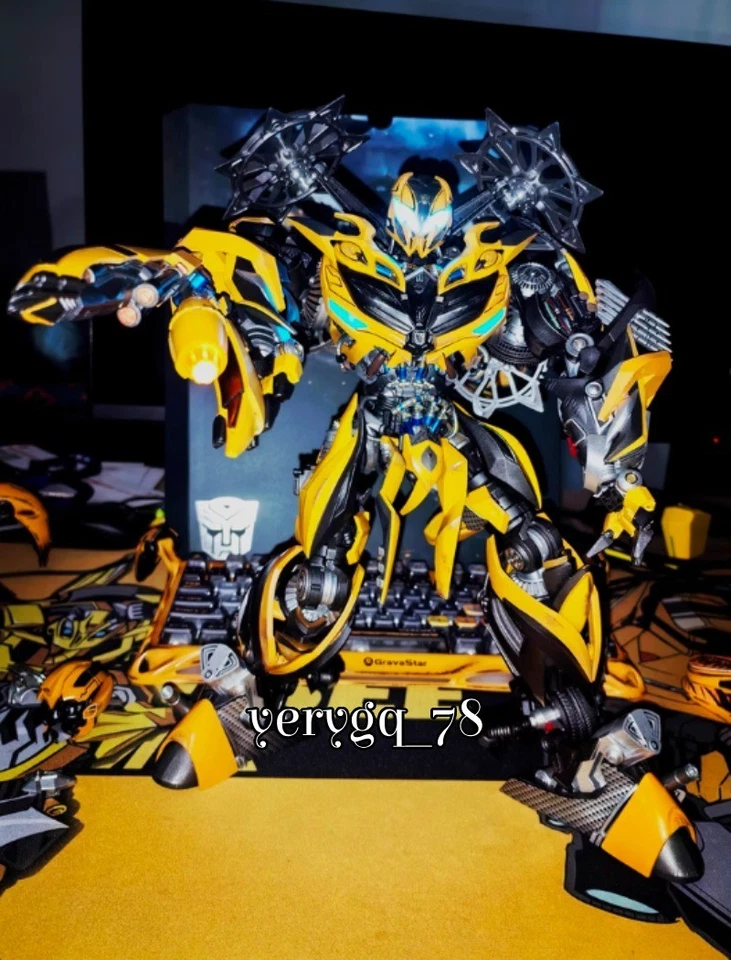 Figura de acción Transformable Toy 1:18 Bumblebee Alloy Model Luminous Collection Foto 2 de 4